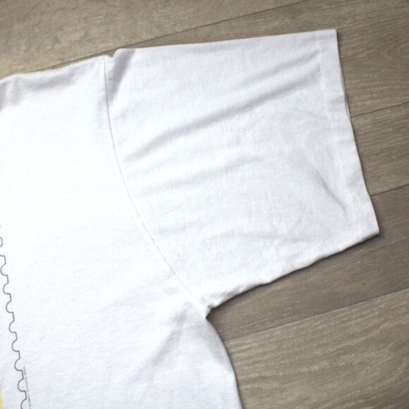 VINTAGE 80s Single Stitch Shirt US 15 Cent Stamp Beach Graphics Alore XXL - Picture 3 of 6